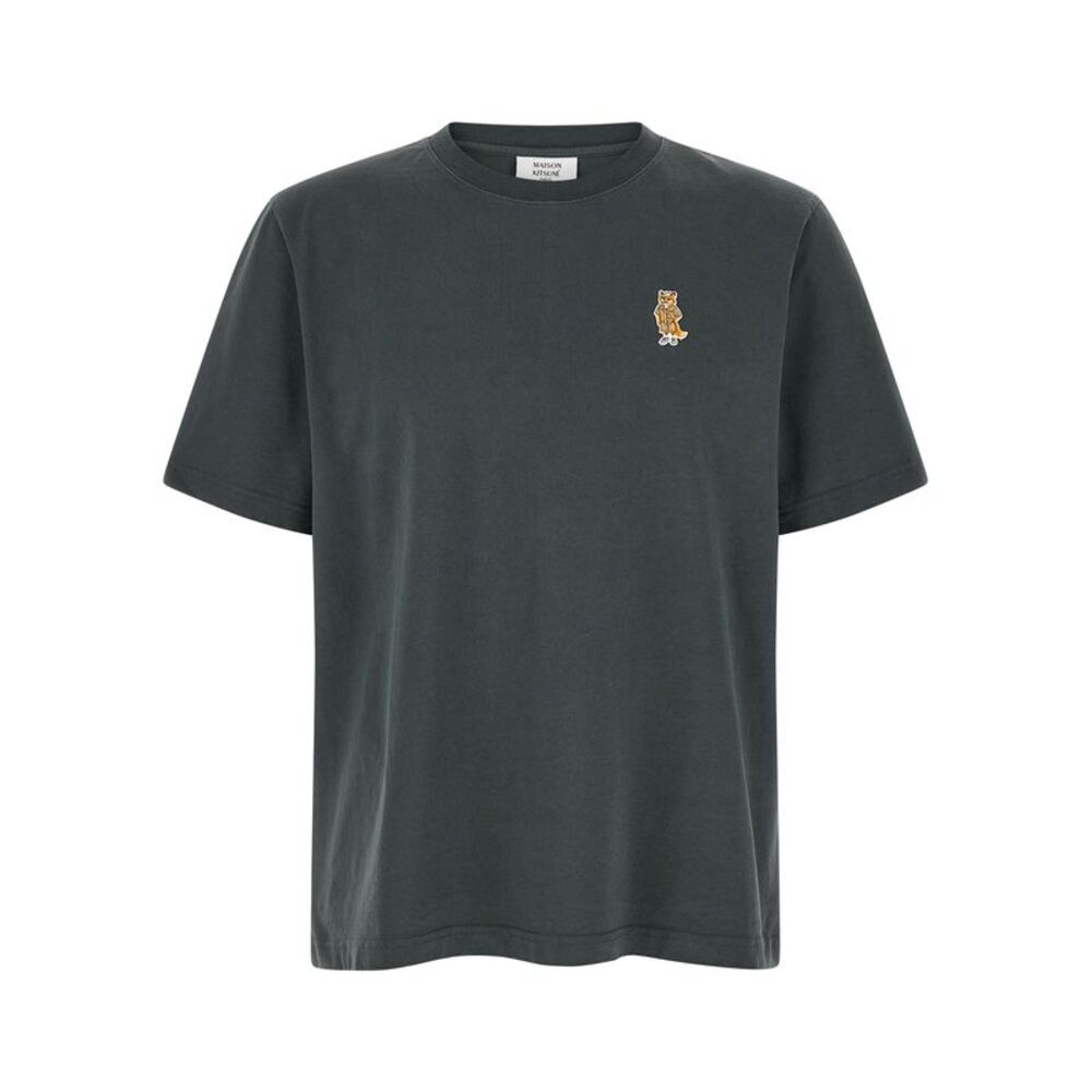 Maison Kitsuné Blue Organic Cotton Men's T-Shirt